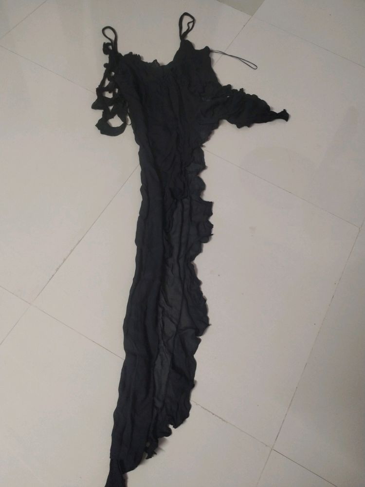 Zara Black Sheer Dress