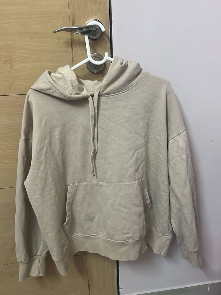 Beige Hoodie - Cozy and Stylish
