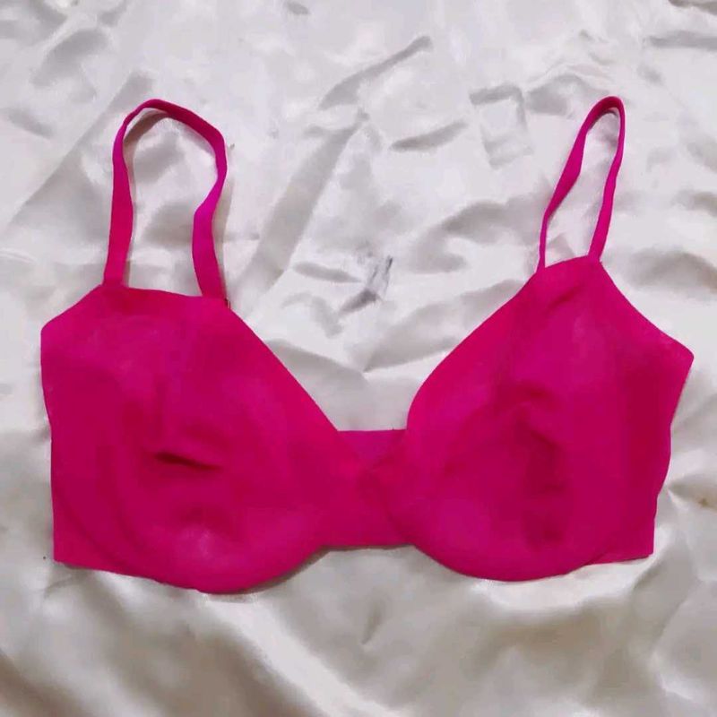 Hot Pink Bra