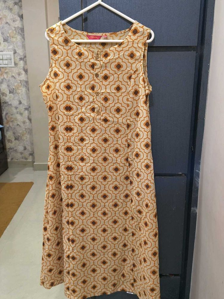 Patterned Casual Dress