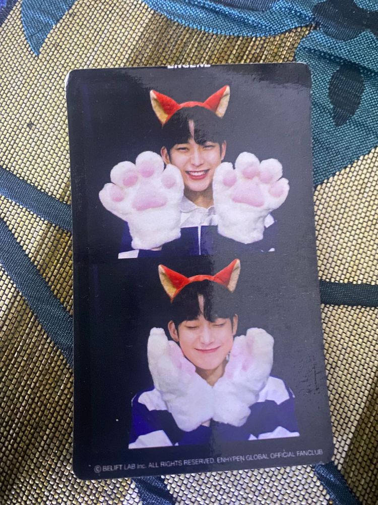 Enhypen SungHoon Photocard