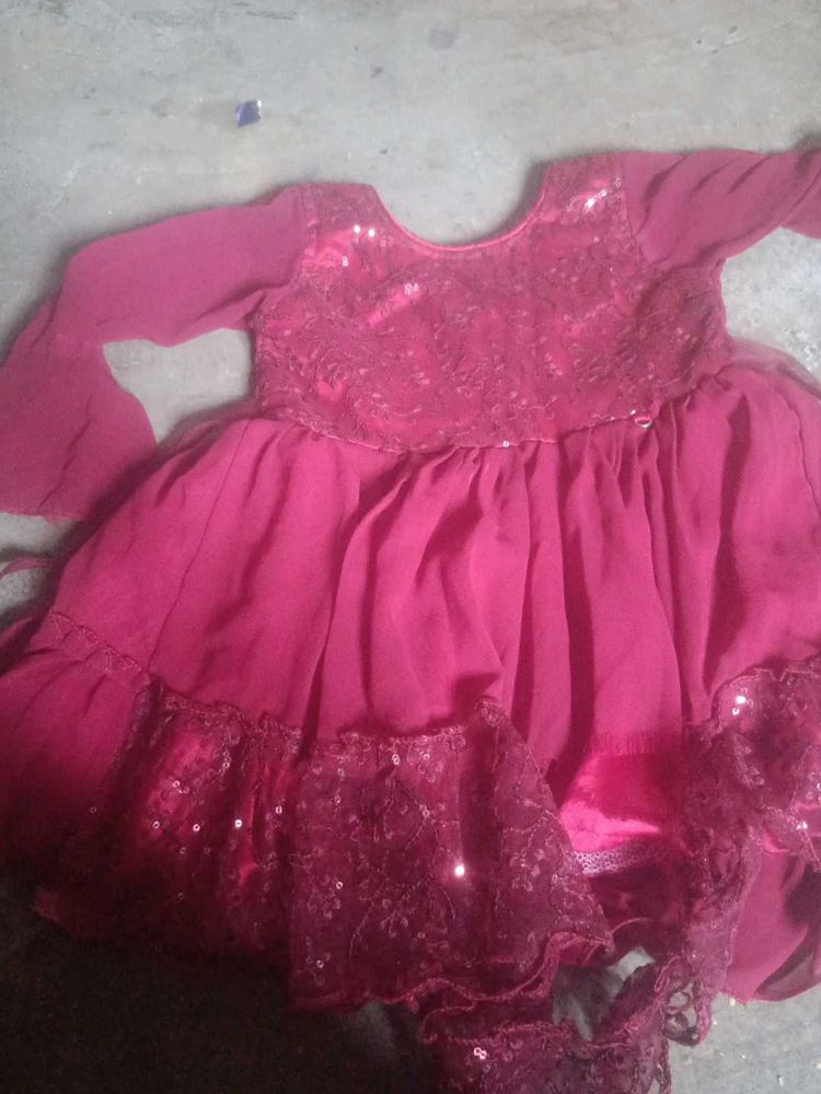 Red Or Marron Frock