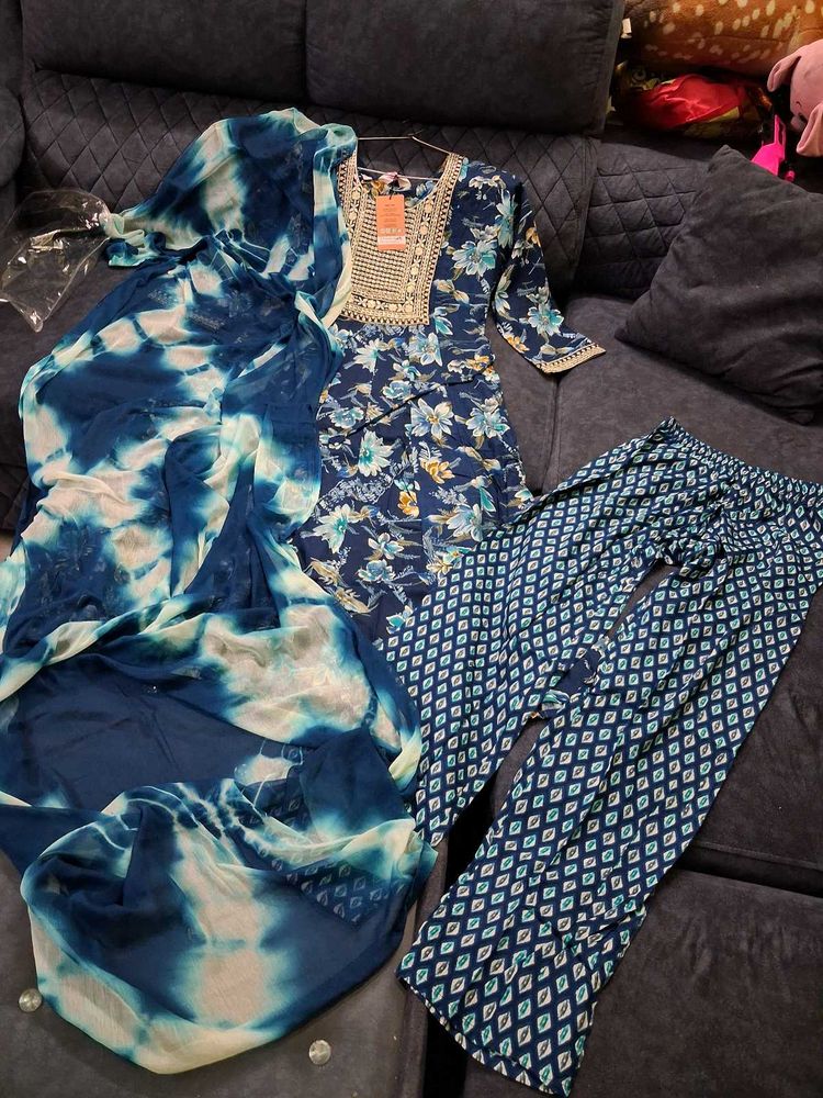 Floral Kurta Set L Size