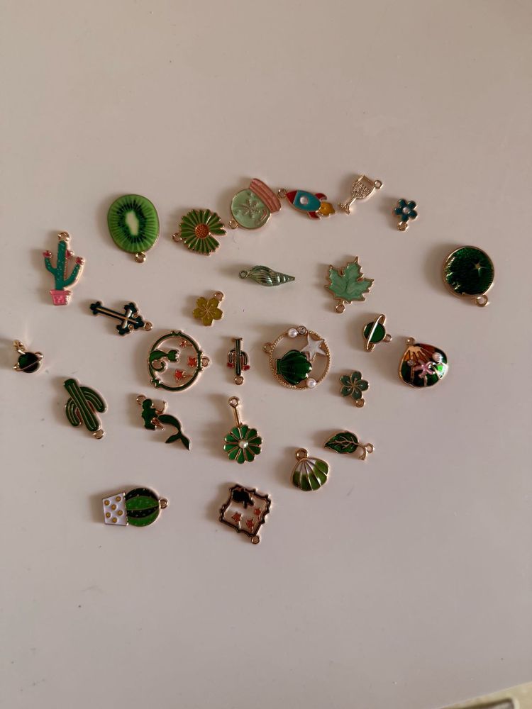 Charms - Nature &amp; Space Theme