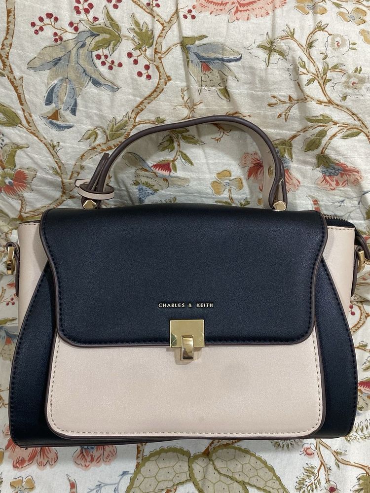Charles &amp; Keith Satchel Bag- lightly used