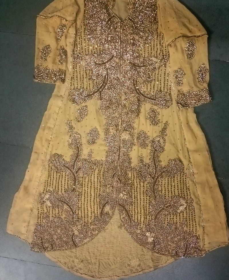 Wedding Wear Heavy Gown Full Diamond Work