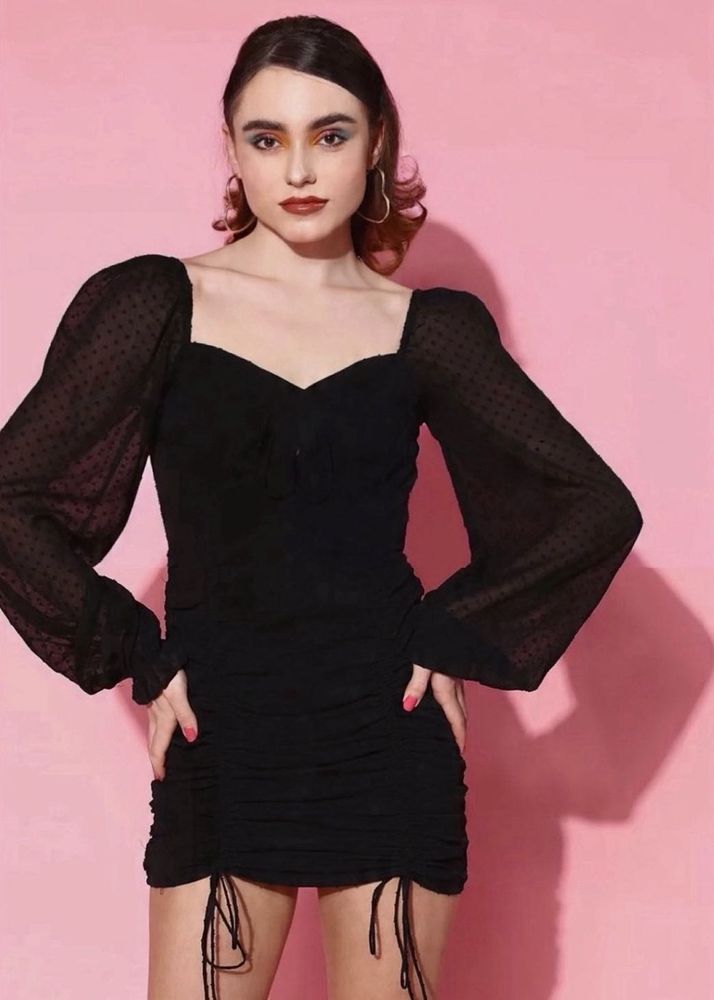 Berrylush Chic Black Mini Dress