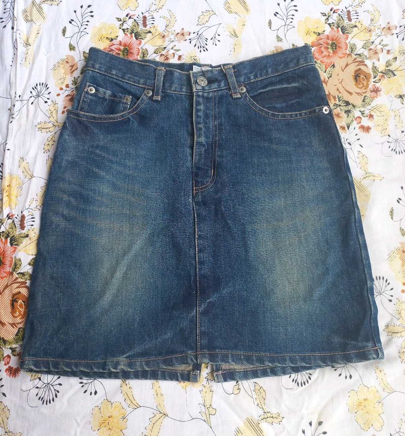 Y2k Denim Mini Skirt
