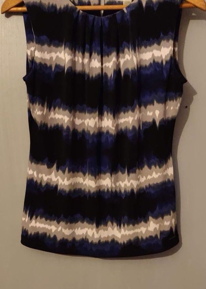 Stylish Striped Sleeveless Top