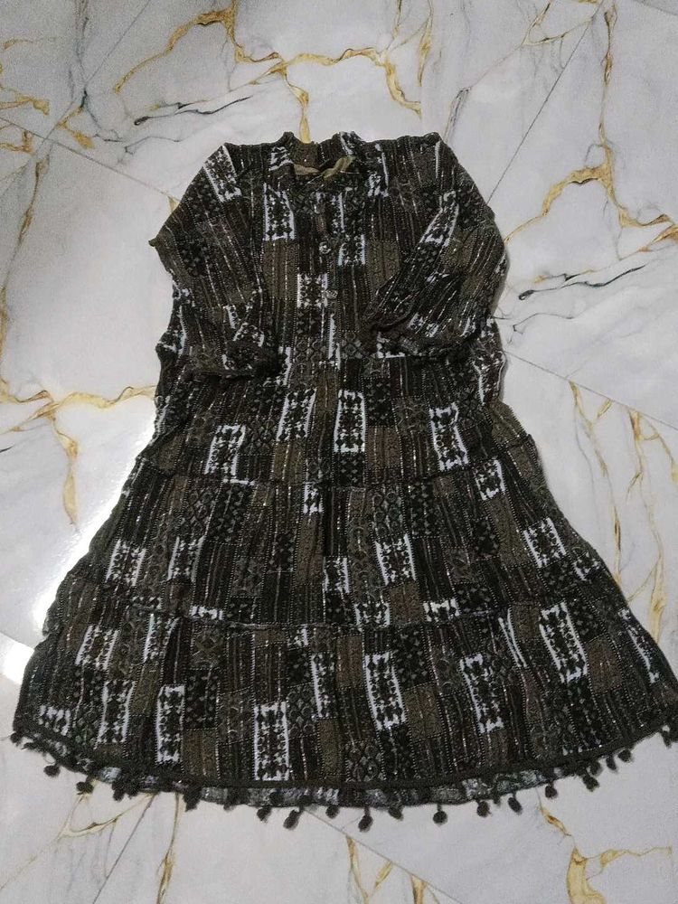 Tiered Midi Dress