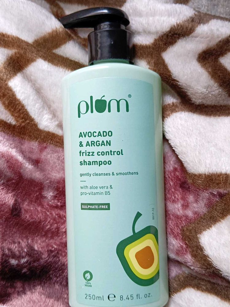 Plum Avocado Frizz Control Shampoo