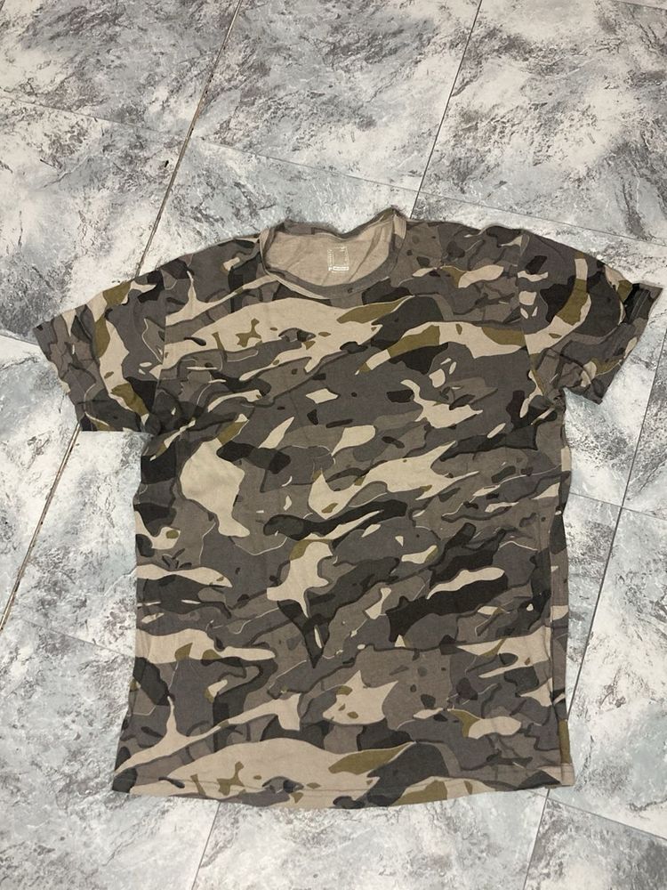 Camo Print T-Shirt