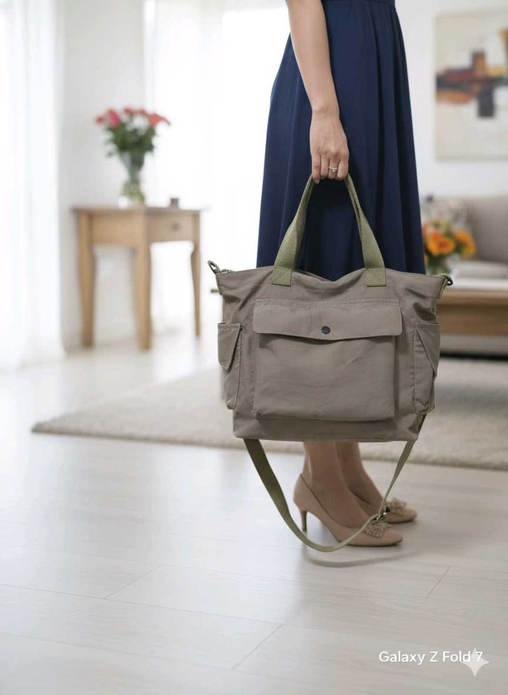 Stylish light pink Tote Bag very spacious