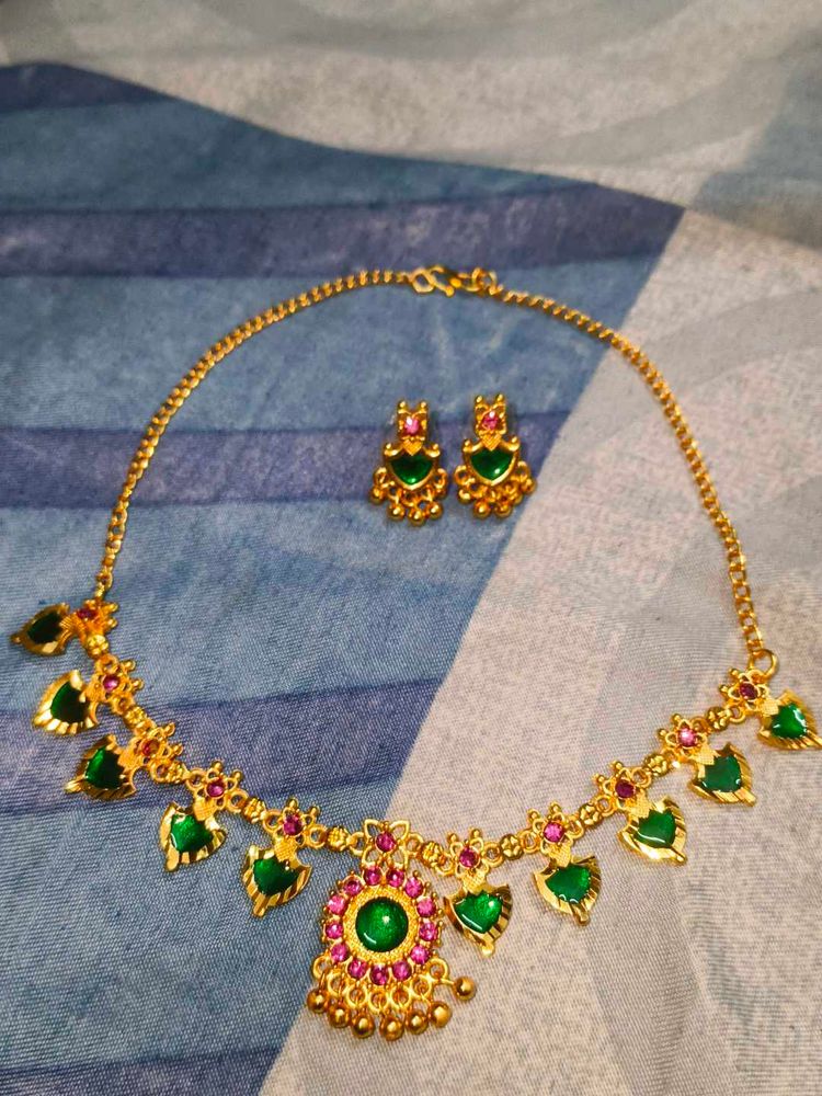 Palakka Traditional Necklace Set