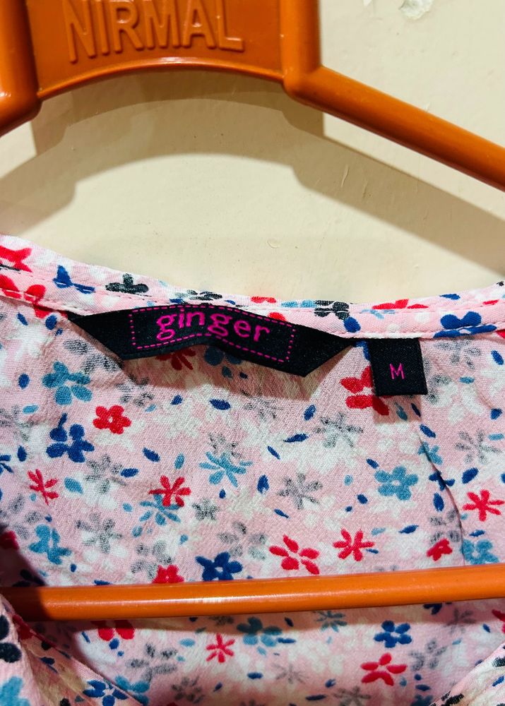 Ginger Floral Blouse - Size M
