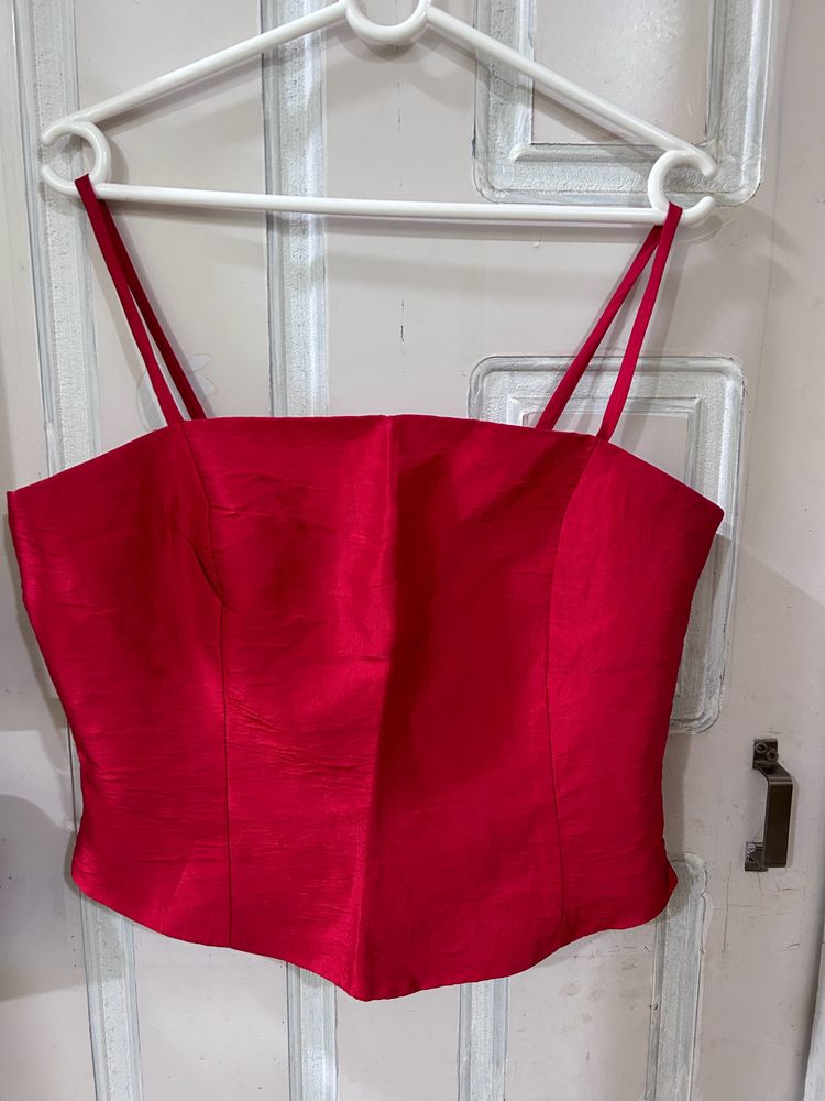 Red Corset Top