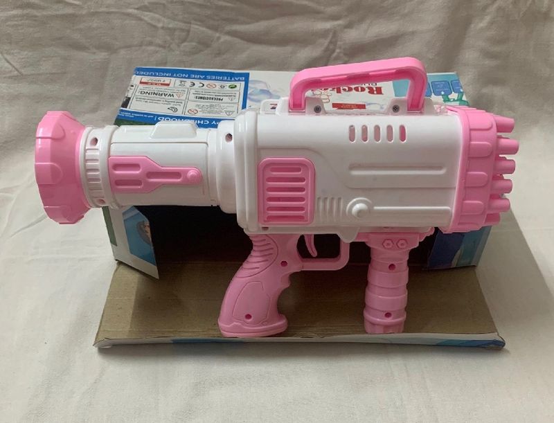 Offer💥TOY Rocket BUBBLE GUN for Kids (3+ yrs)