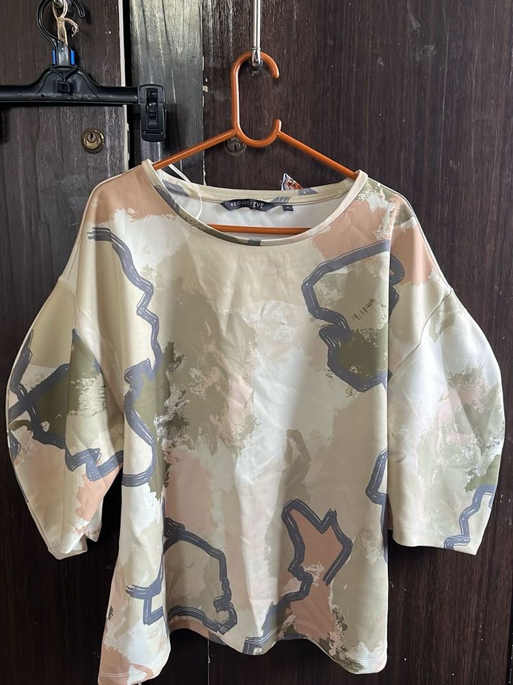 Abstract Print Top