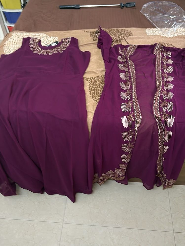 gown with shrug