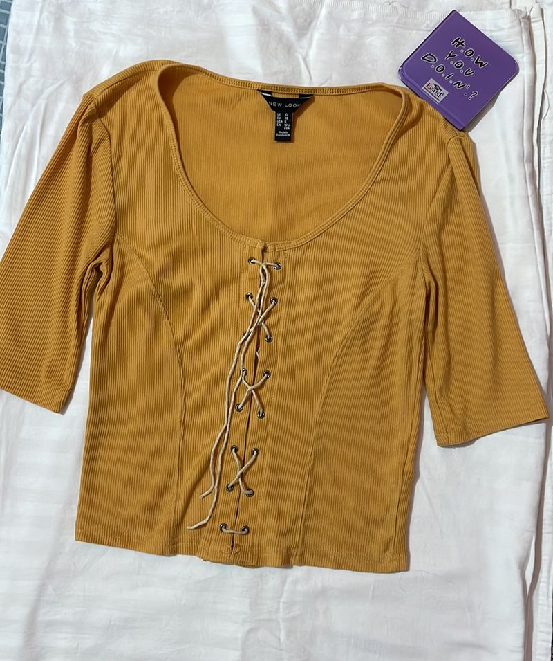 Mustard Yellow Top