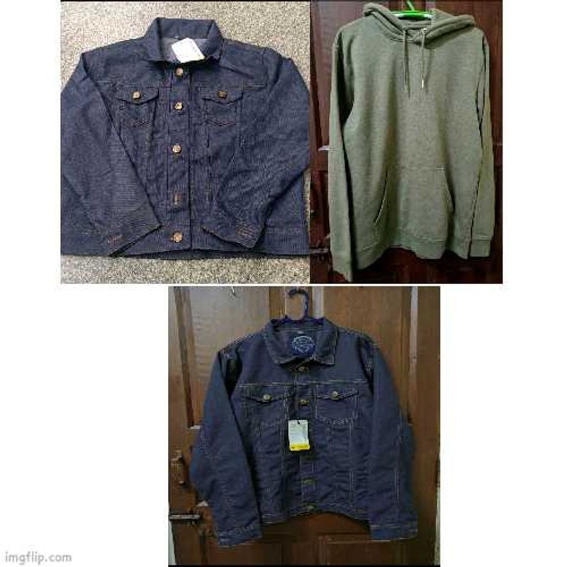 H&amp;M Hoodie And 2 Denim Jacket Combo Offer