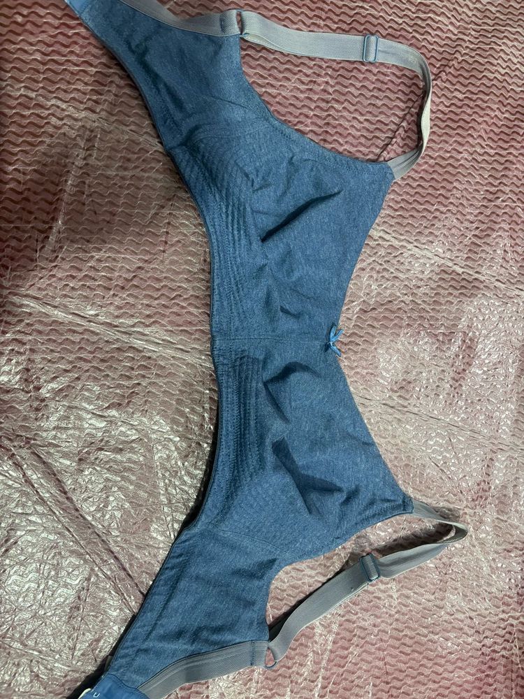 Comfortable Blue Bra