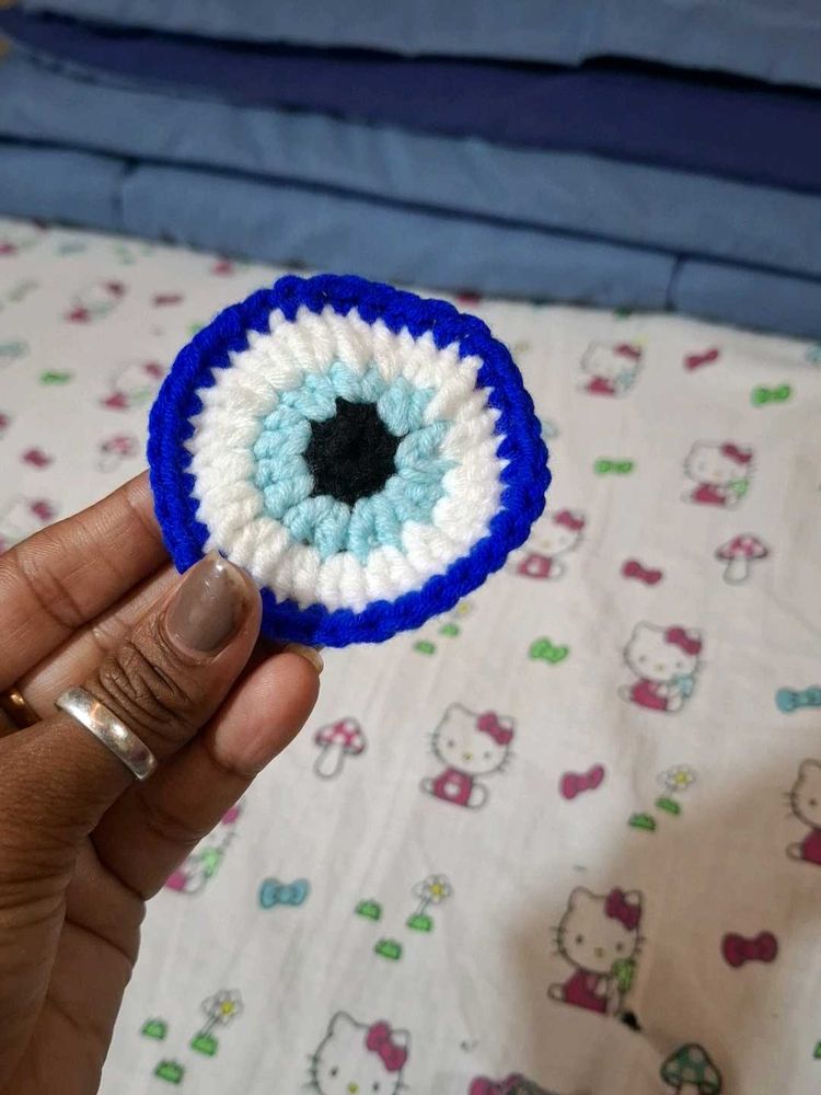 Crochet Evil Eye Patch