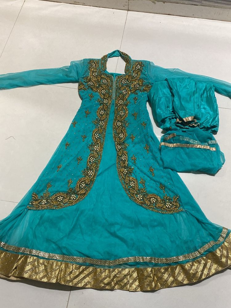 Heavy Anarkali With Payjama And Dupatta