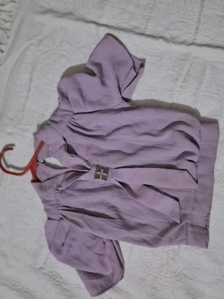 Elegant Lavender Top