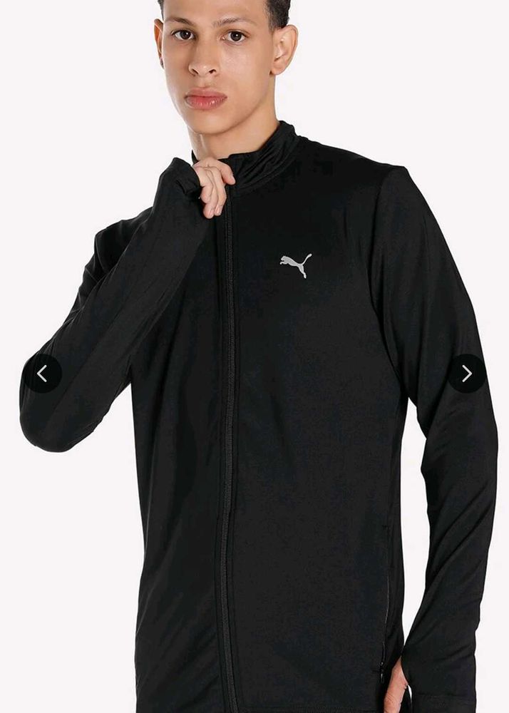 Puma Unisex Black Track Jacket