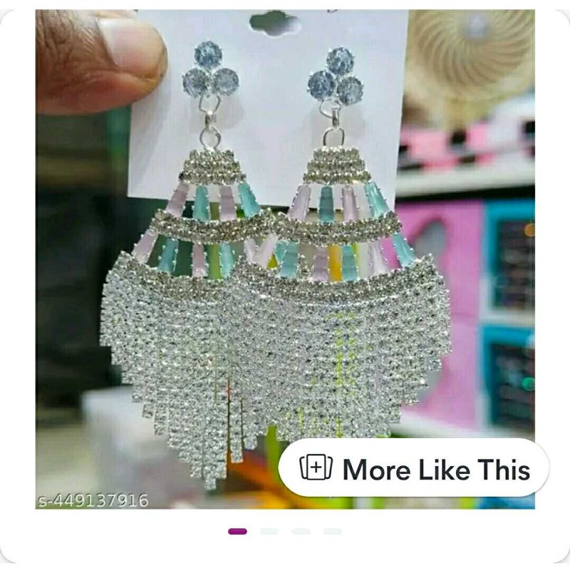 Sparkling Dangle Earrings
