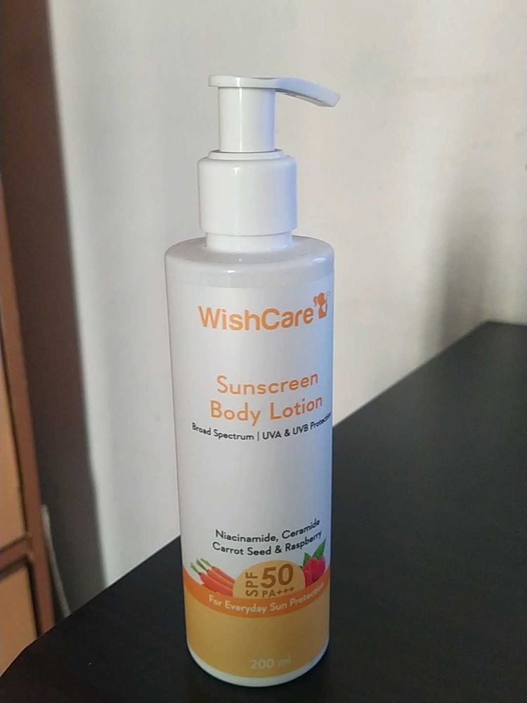 Wishcare Sunscreen Body Lotion 𝜗𝜚