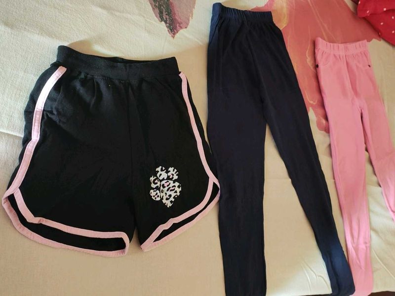 Kids Clothing Set - Shorts &amp; Leggings
