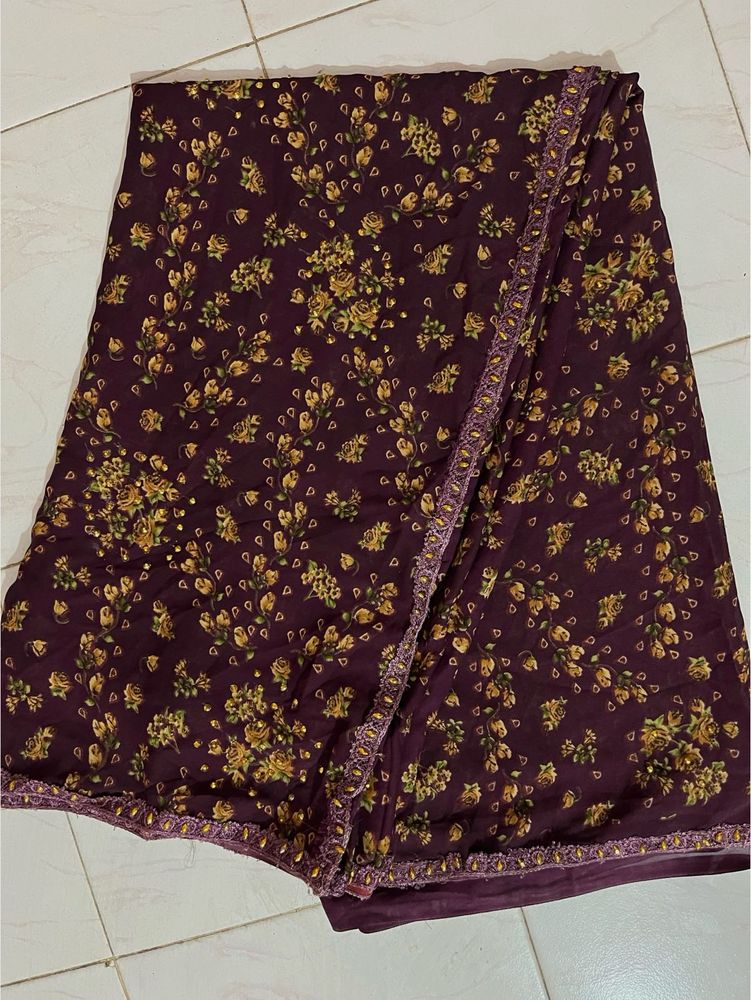 Floral Sitara saree