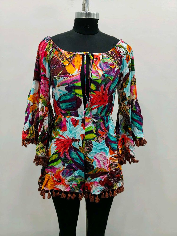 Floral Print Playsuit