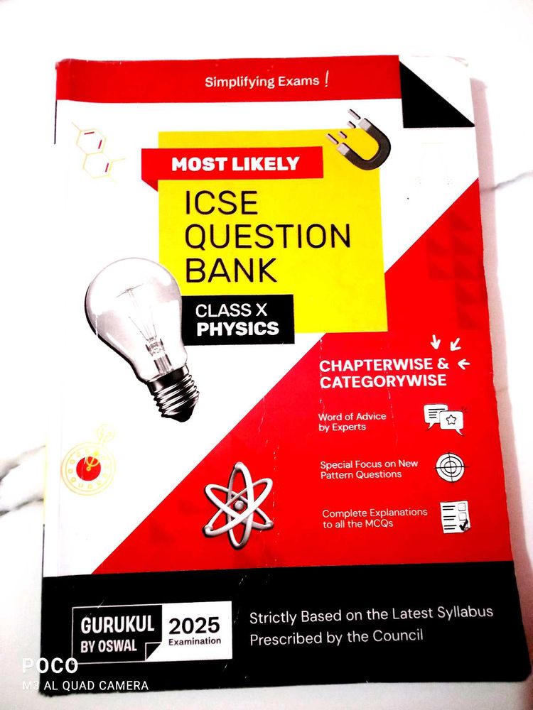 Oswal Class 10th Physics Question Bank