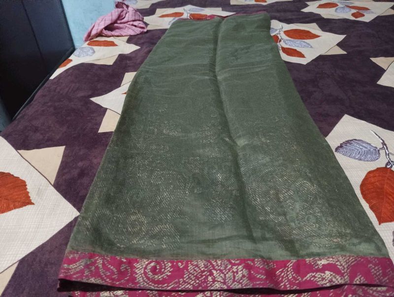 Green &amp; Pink Dupatta