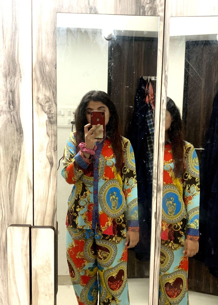 Versace Design Cordset Crep Silky Material