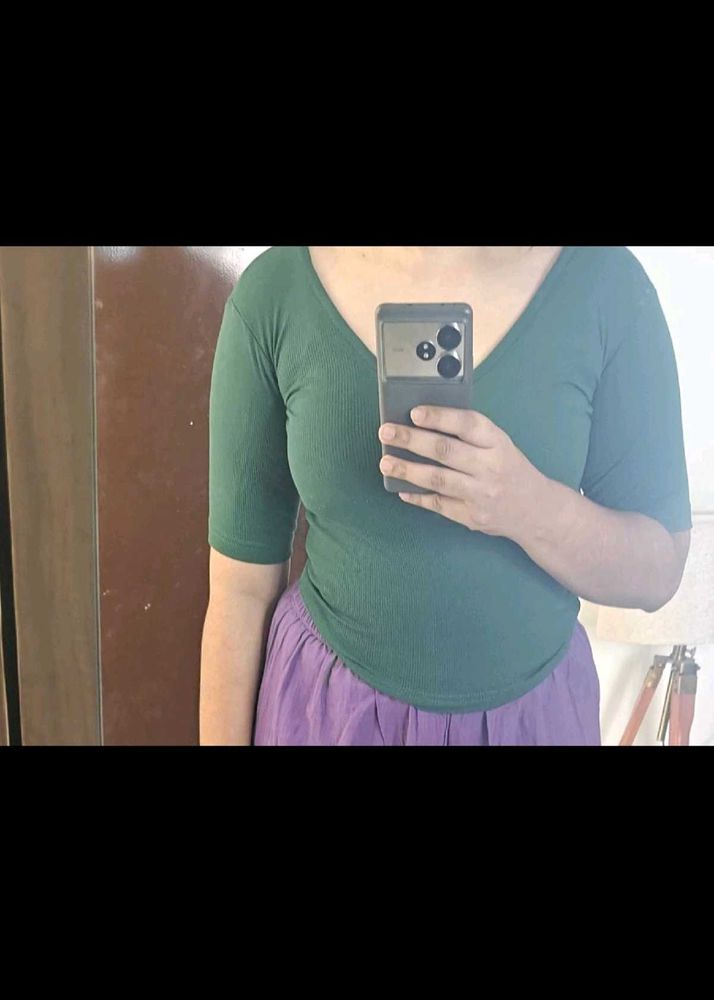 Green Readymade Blouse