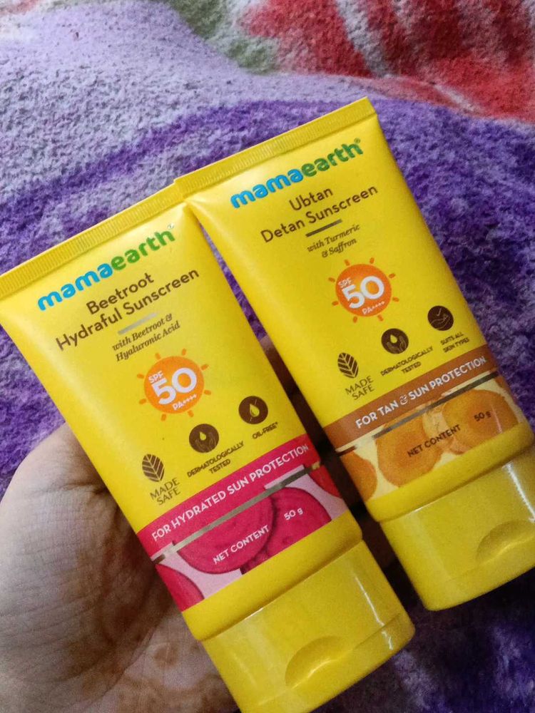 Mamaearth Beetroot And Ubtan Detan Sunscreen