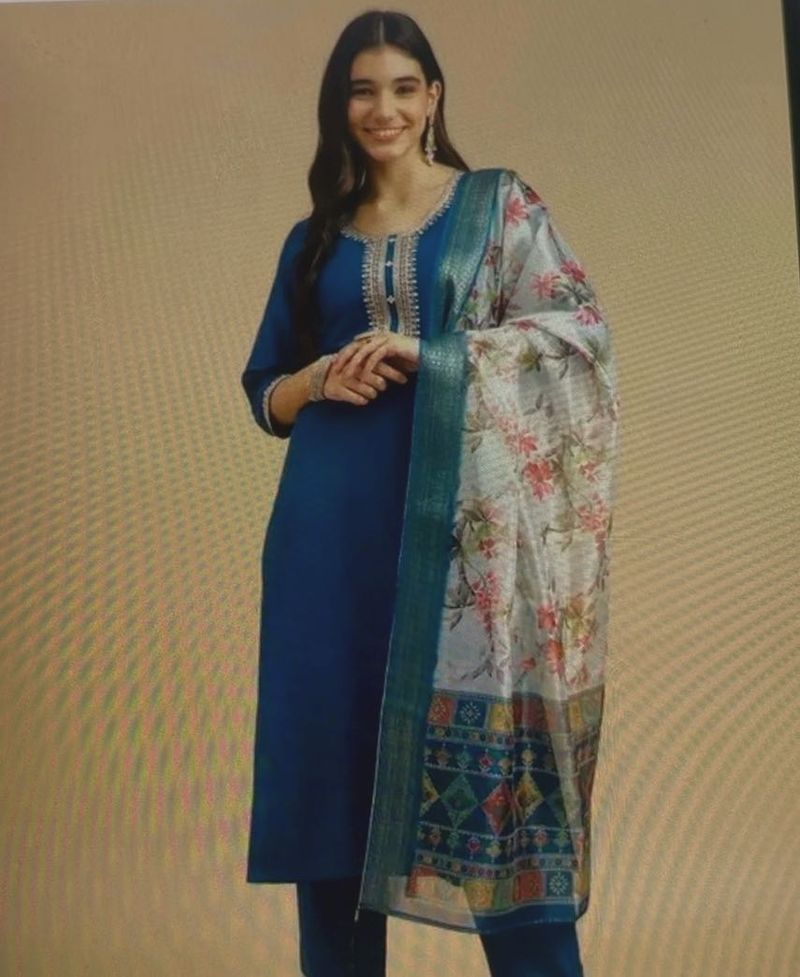 Elegant Blue Salwar Kameez