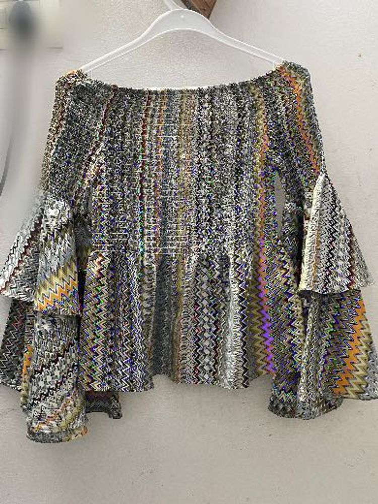 Chic Off-Shoulder Bell Sleeve Top