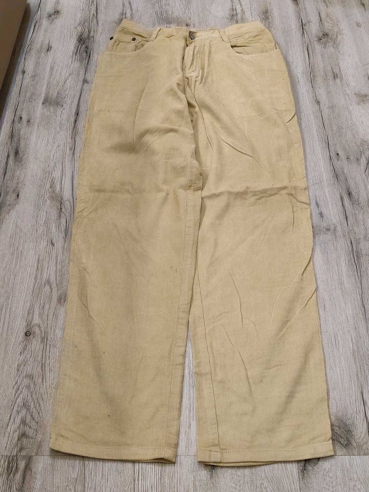 Ma1935 princess courdroi baggy jeans waist 30-32 i