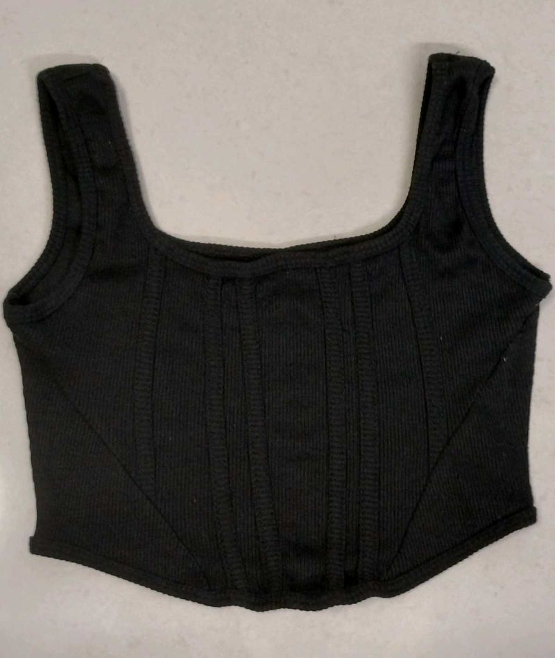 Corset Style Crop Top