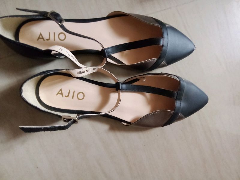 Ajio Women&#39;s Solid Casual Slingback Ballerina Flat