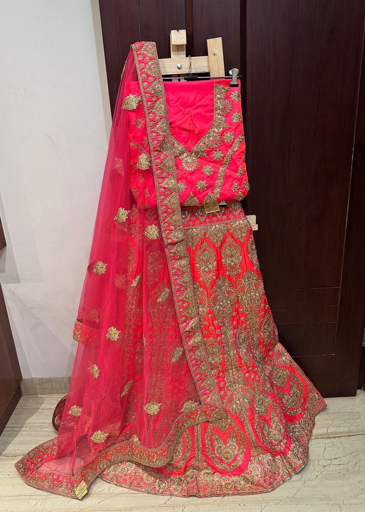 Brand New Gorgeous Peach Pink Lehenga Choli