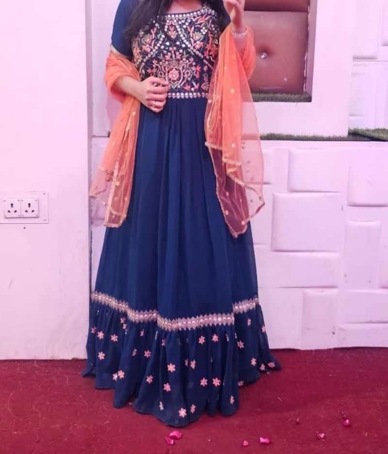 Elegant Embroidered Anarkali Dress
