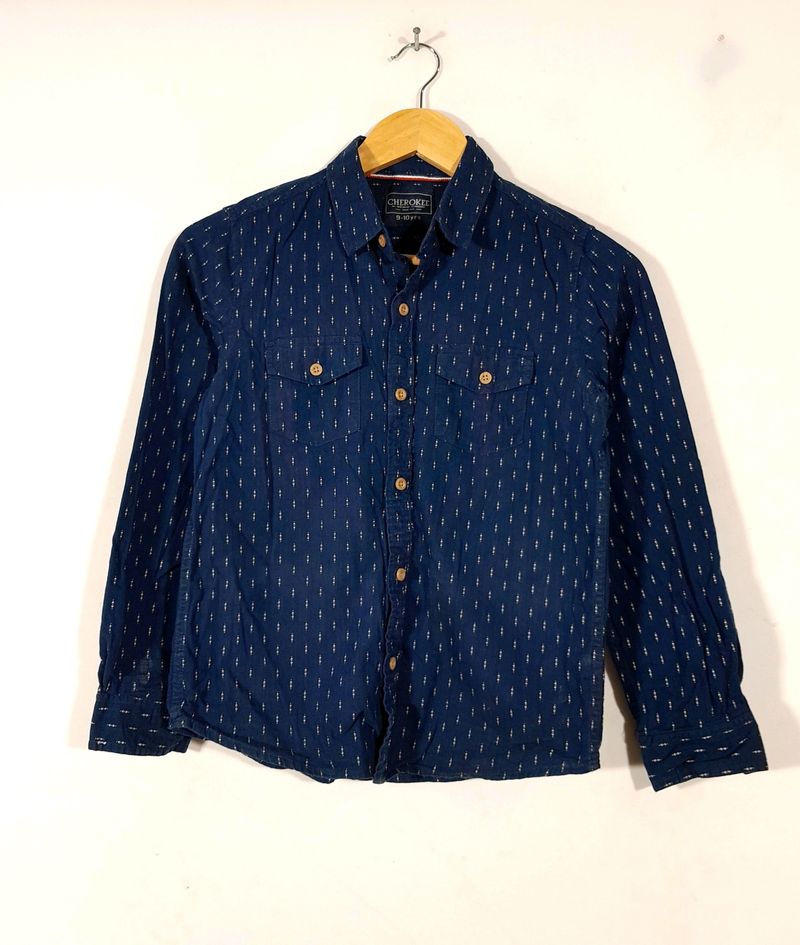 Cherokee Printed Button Down Shirt(Boys)