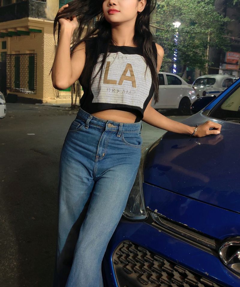 Black Crop Top