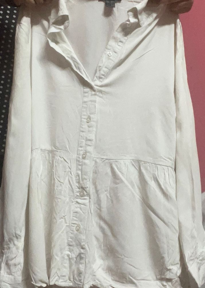 White Button-Down Shirt